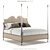 Regal Bliss King Bed 3D model small image 1