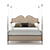 Regal Bliss King Bed 3D model small image 2