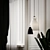 Sleek Caravaggio Pendant Light 3D model small image 4