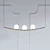 Modern Metal Pendant Luminaires 3D model small image 1