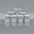 Sleek Kitchen Essentials Set 3D model small image 2