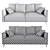 Modern Comfort: Vernon Sofa 3D model small image 3