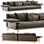 NICHETTO 122: Modern, Versatile Sofa 3D model small image 1