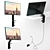 Sleek Gaming Powerhouse: Samsung 27" Monitor 3D model small image 1