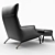 Comfy Clemmie Armchair: Elegant Comfort for your Home 3D model small image 3