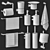 Luxury Bathroom Set: CISAL Xion 3D model small image 2