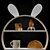 Whimsical Bunny Wall Shelf 3D model small image 2