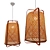 Eco-Friendly Bamboo Pendant Lamp 3D model small image 2