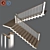 Sleek Staircase Design 3D model small image 1