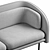 Sleek Tune Sofa: Modern Design & Modeling 3D model small image 3