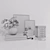 Luxury Beauty Decor Set | Chanel, Dior, Tiffany & Co. 3D model small image 3