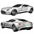 2011 Aston Martin One-77 Super Sports Car 3D model small image 1