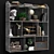 Zinc Restoration Hardware Shelf 3D model small image 2