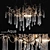 Serip Aqua Chandelier: Modern Elegance for Your Space 3D model small image 1