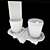 McCafe McDonald's Coffee Set 3D model small image 2