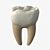 Advanced Dental Molar Geometry 3D model small image 2