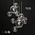 Stunning Bolle Chandelier - 14 Lights 3D model small image 1