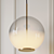 Elegant Misty Suspension Light 3D model small image 2