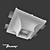 Zenit STP Gypsum Recessed Light 3D model small image 2