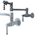 Artesso Wall Mount Pot Filler 3D model small image 3