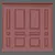 Elegant Classic Interior Doors 3D model small image 2