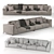 Elegant Artis Sofa: Italian Craftsmanship 3D model small image 3