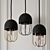 Elegant Haley Pendant Light 3D model small image 3