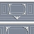 Elegant Wall Moulding: 3DMax 2013, OBJ, Vray 3D model small image 1