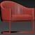 Stylish Jolie Accent Chair - Perfect for Any Space 3D model small image 3