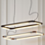 Sleek Modernity: Pipeline CM4 LED Linear Suspension Light 3D model small image 1