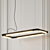 Sleek Modernity: Pipeline CM4 LED Linear Suspension Light 3D model small image 2