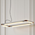 Sleek Modernity: Pipeline CM4 LED Linear Suspension Light 3D model small image 3