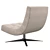 Luxury RH Carlton Swivel Chair 3D model small image 2