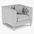 Pinkslip B Armchair - Stylish and Comfortable 3D model small image 3