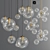 Elegant Selene Chandelier: Crystal Beauty for your Ceiling 3D model small image 1