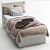 Luxury Channel-Stitched Bed: Avalon 3D model small image 2