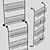 Metal Bookshelf for Home 3D model small image 1