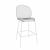 Elegant Beetle Bar Chair 3D model small image 2