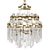 ADELE Waterfall Chandelier 3D model small image 1