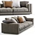 Luxurious Flexform LUCIEN Sofa 3D model small image 2