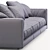 Luxurious Flexform LUCIEN Sofa 3D model small image 4