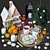 Festive Gingerbread House Décor 3D model small image 1