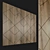 Elegant Wood Wall Panel 3D model small image 1