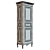 Solid Wood Wardrobe 800mm 3D model small image 3