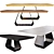 Amond Dining Table: Elegant Contrast and Harmonious Design 3D model small image 1