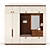 Spacious Hallway Wardrobe 3D model small image 1