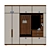 Spacious Hallway Wardrobe 3D model small image 3