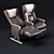 Westmekan Cruise Executive Reclinable Armchair 3D model small image 1