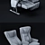 Westmekan Cruise Executive Reclinable Armchair 3D model small image 3