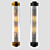 Title: Sleek Gold Glass Sconce 3D model small image 2